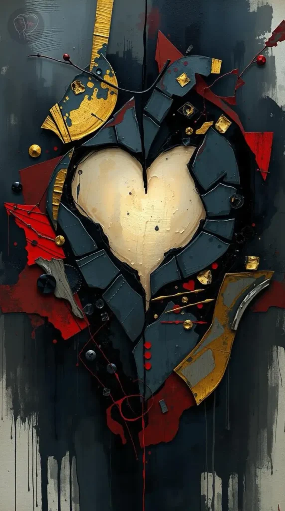 Coração representando que nem o tempo nem a distância conseguem separar um amor verdadeiro