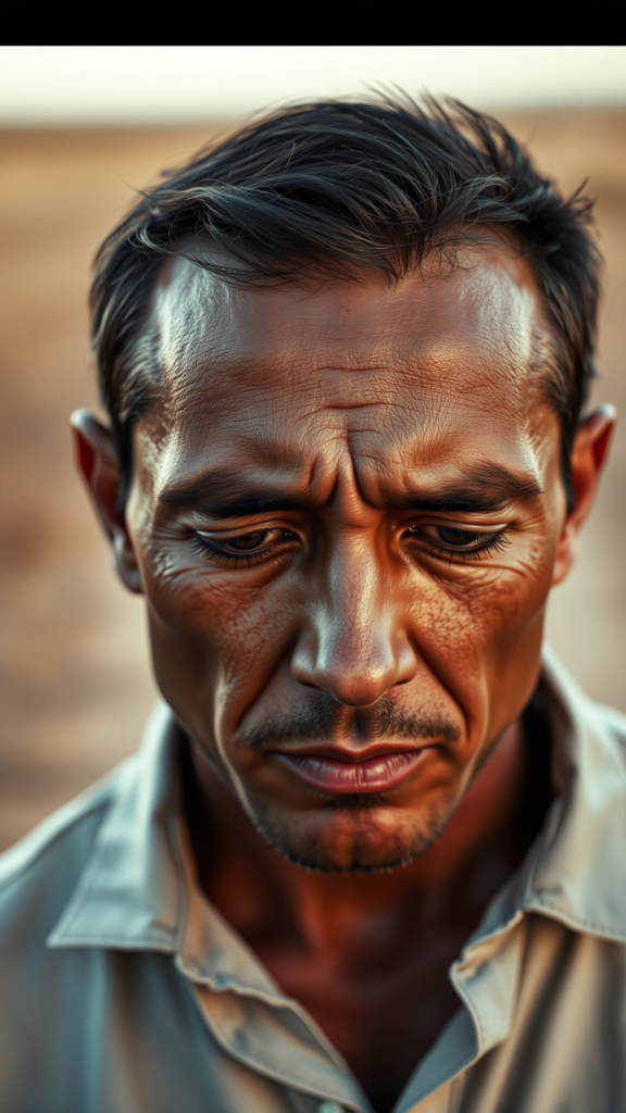 Nada que vale a pena é fácil – rosto expressando cansaço, reflexão e esperança em meio a um processo difícil